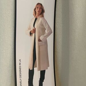 MaxSport Women's Cream Long Coat